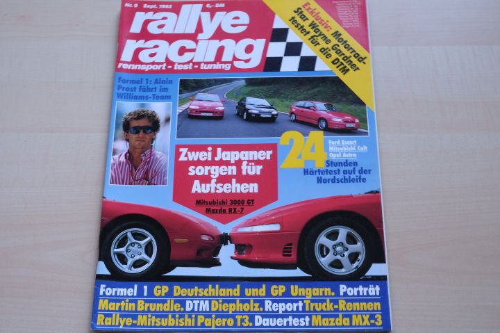 Deckblatt Rallye Racing (09/1992)